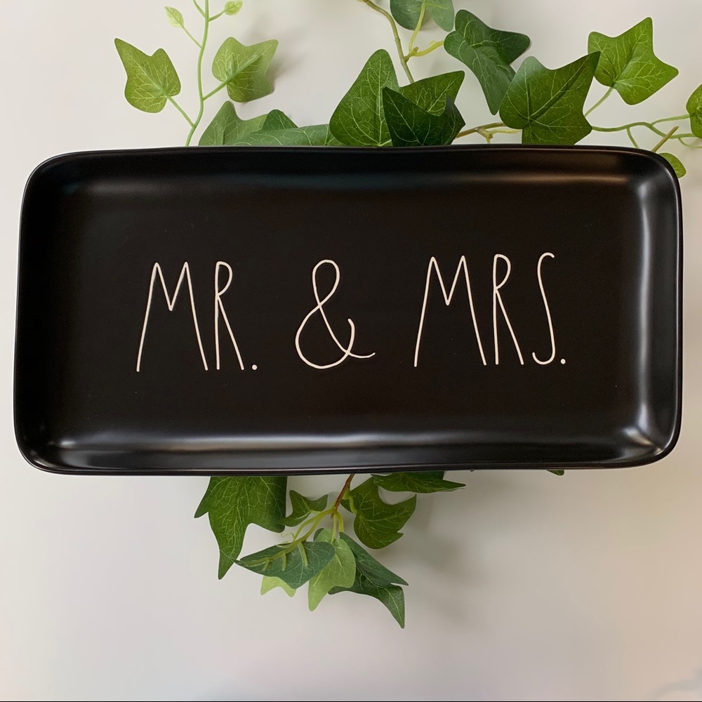Rae Dunn ‘MR. & MRS.’ Serving Platter